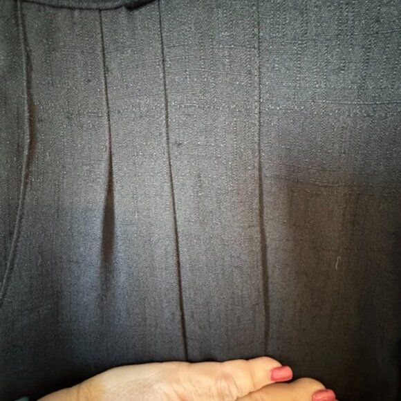 NWT   BLACK BELTED DRESSY EASY CARE SHORTS    SIZE: 14     #1 - Picture 3 of 9